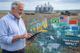 Aldo Vendramin explica o impacto da política comercial nas commodities do agronegócio.