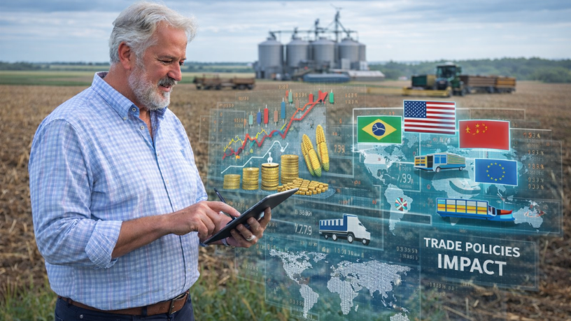 Aldo Vendramin explica o impacto da política comercial nas commodities do agronegócio.