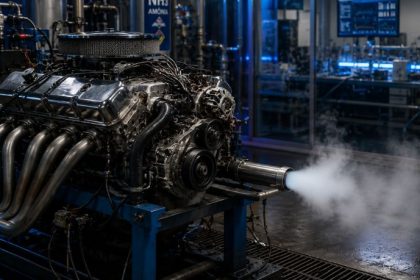 Motor V8 movido a amônia: inovação energética pode redefinir o futuro dos combustíveis limpos