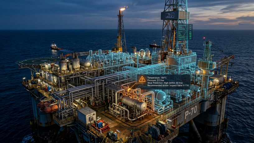 Petróleo e inteligência artificial: como os gêmeos digitais estão transformando as plataformas da Petrobras